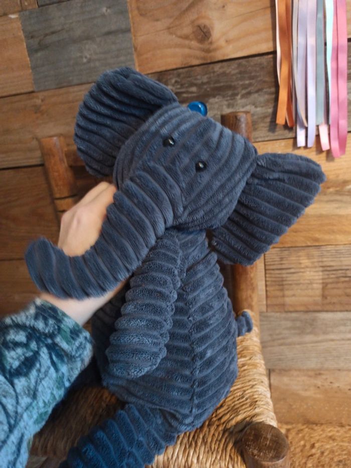 Peluche Éléphant jellycat Cordy Roy 38 cm tbe - photo numéro 5