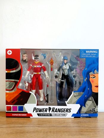 Power Rangers In Space Red Ranger and Astronema Lightning Collection 15 cm