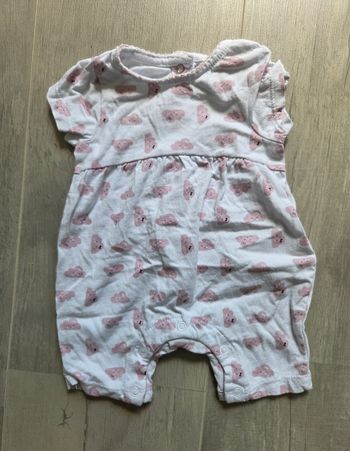 Lot 2 barboteuses 1 mois