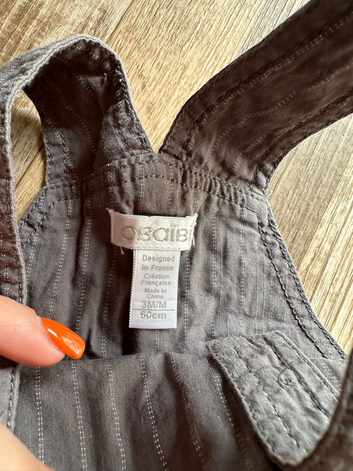 - Salopette OBAIBI - 3 mois - Très bon état - photo numéro 2