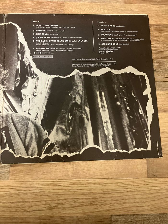 Vinyle 33 tours-Plastic Bertrand-An 1 - photo numéro 8
