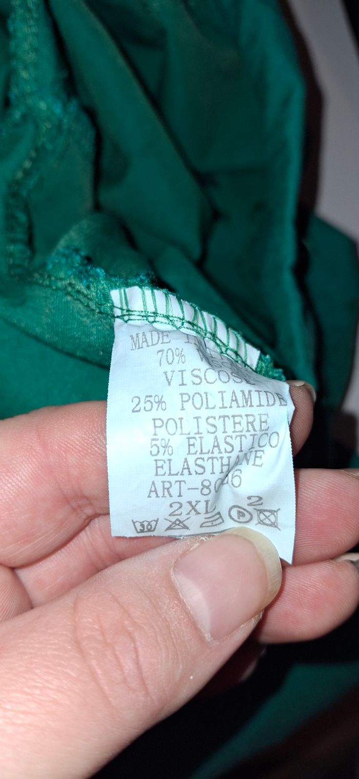 Pantalon stretch vert - photo numéro 4