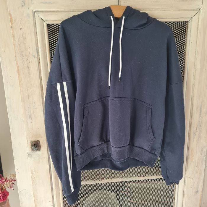 Sweat à Capuche bleu marine