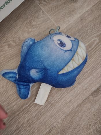 Peluche baleine bleue