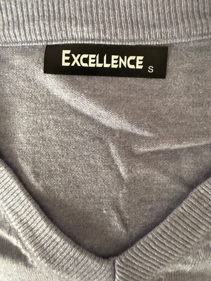 Pull gris clair Excellence - photo numéro 3