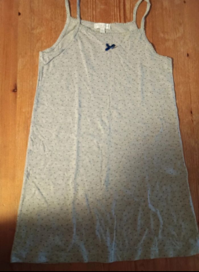 Chemise de nuit à bretelles t. 10 ans - photo numéro 1