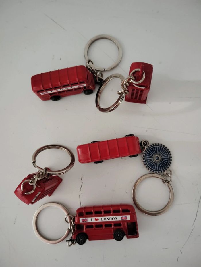 Lot de 5 pOrte clés London - photo numéro 2