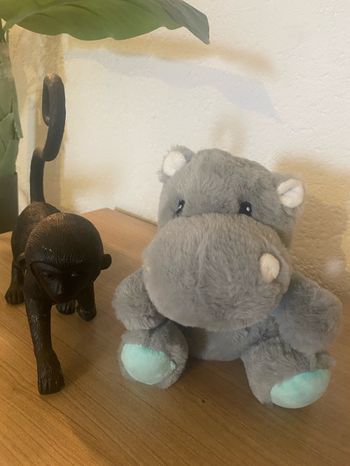 Peluche rhinocéros neuve