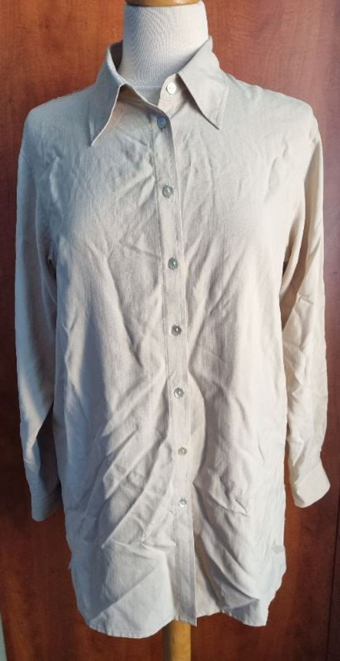 Chemise à manches longues Damart taille 38 mixte - photo numéro 1