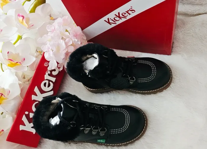 Bottes Bottines cuir Zip Kickers T29 - photo numéro 3