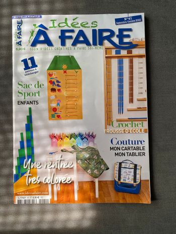 Magazine idées à faire numéro 41 septembre octobre 2022