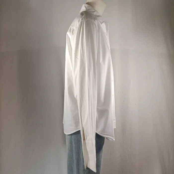 Chemise en coton blanche 100% coton Cerruti Club - 44 A1144 - photo numéro 5