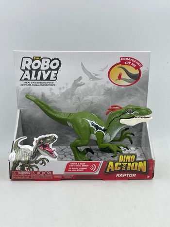Robo Alive Zuru Dino Action Raptor neuf