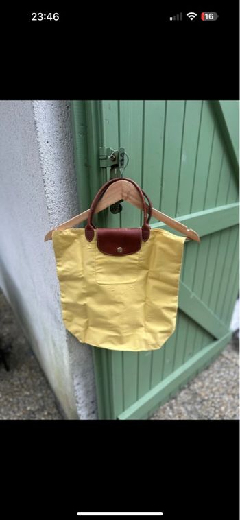 Sac Longchamp jaune