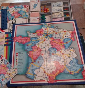 Jeu de société Richesse de France dès 8 ans 2 à 4 joueurs Nathan vintage