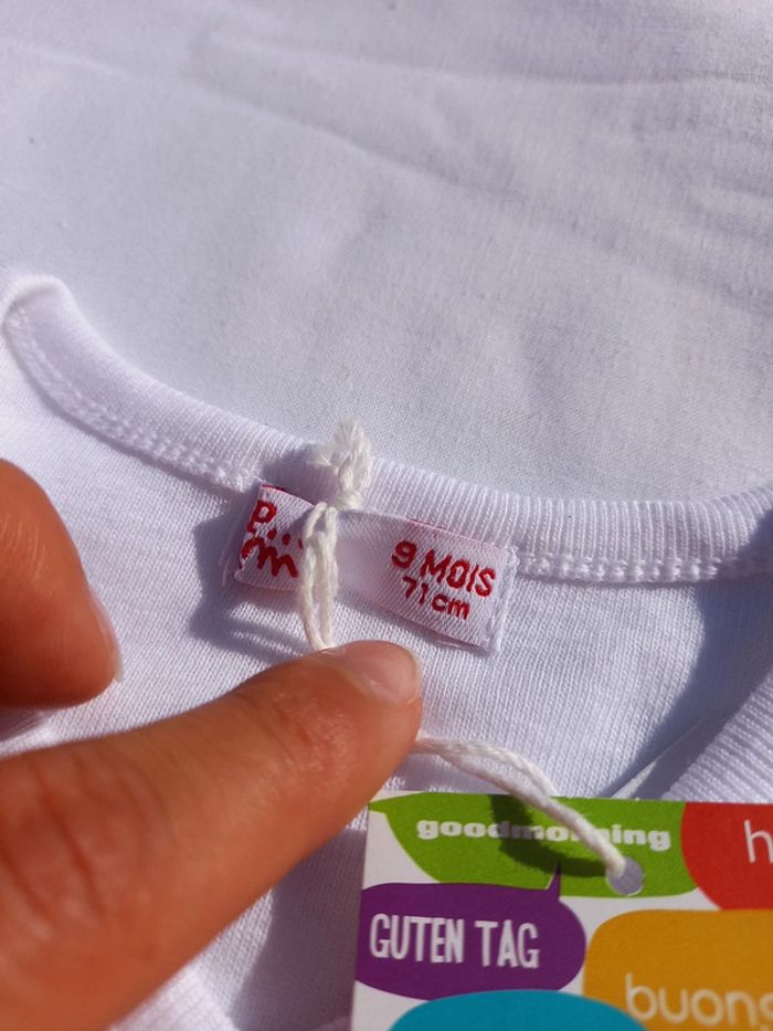 Body blanc manches longues neuf - photo numéro 4
