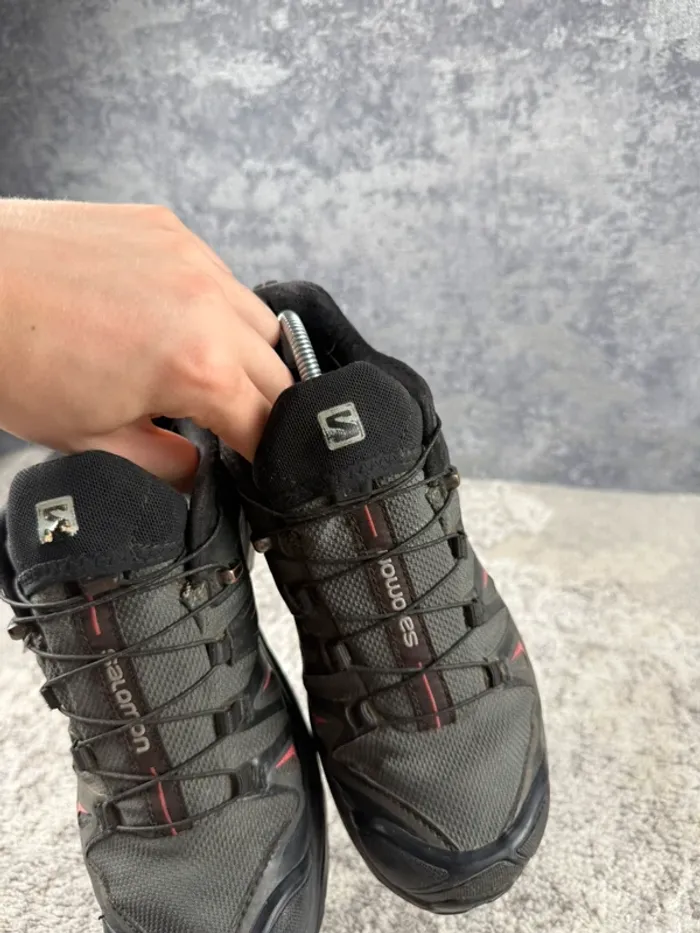 Salomon X Ultra 2 Gore-Tex - Black & Grey & Orange / Corzil - photo numéro 11