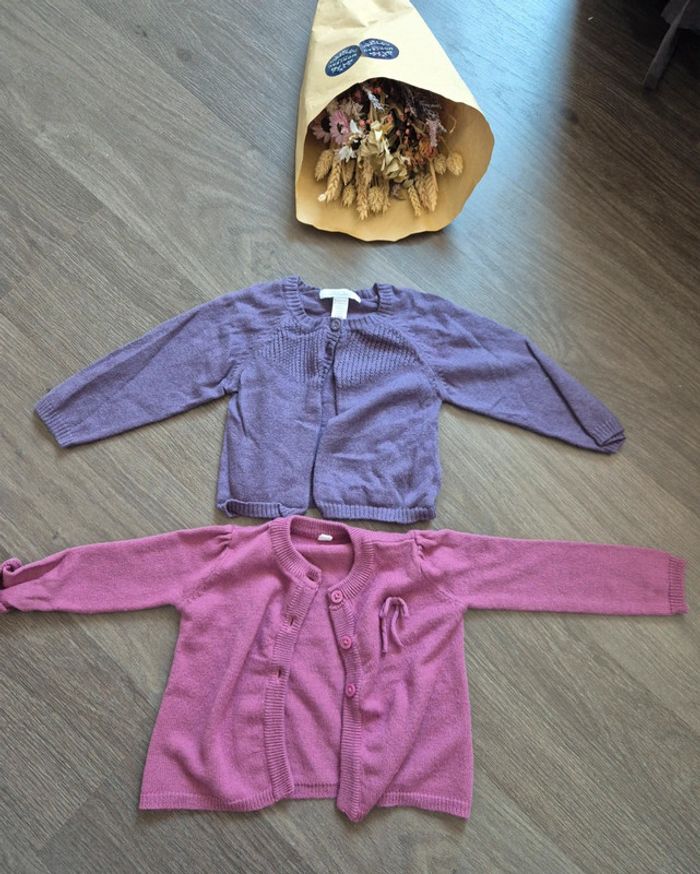 Lot de 2 gilets 9 mois