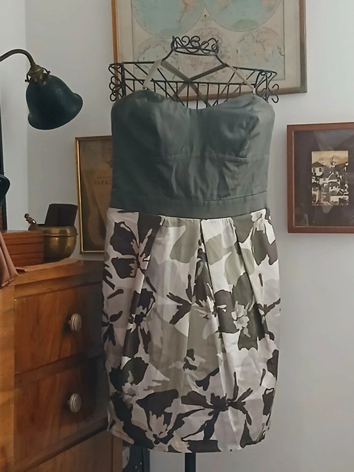 Mini Robe Bustier à fine bretelles réglables - photo numéro 2