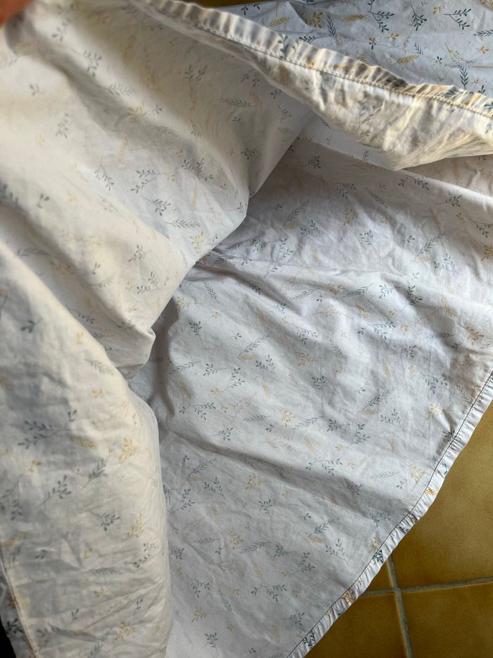 Belle robe d’été blanche motifs « feuilles » T. 12 ans /152 cm fille TBE - photo numéro 8