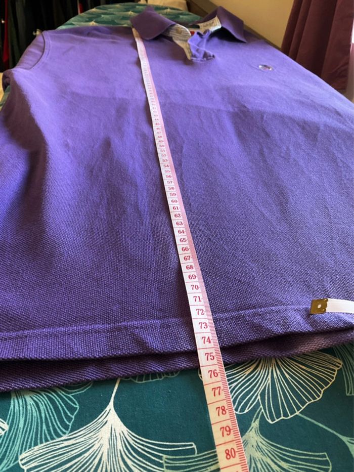 Polo violet pour homme Tommy Hilfiger taille M 020 - photo numéro 8