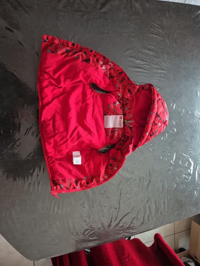 Manteau doudoune coupe-vent bébé - photo numéro 3