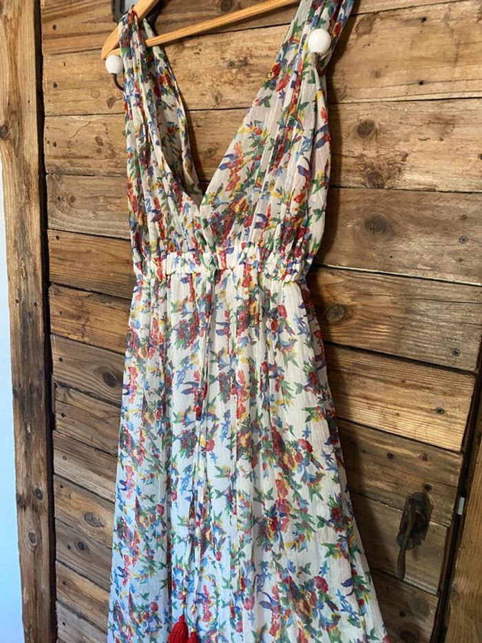 Robe Longue fleuri doublée - photo numéro 9
