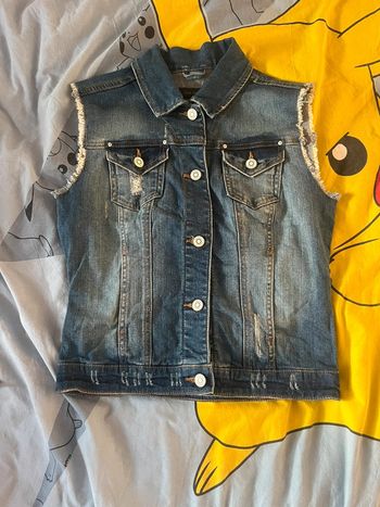 Veste en jean sans manche