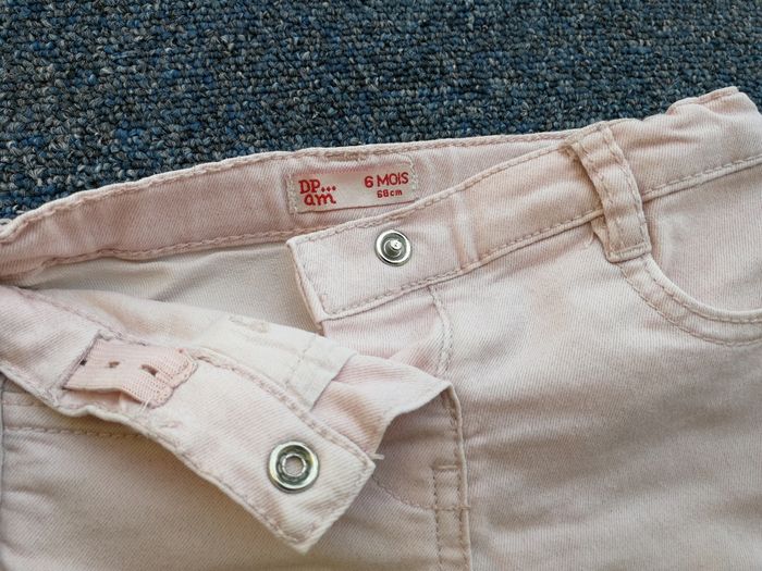 Pantalon rose clair 6M dpam - photo numéro 3