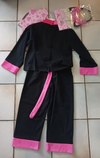 Déguisement  FILLE  Cat girl  (chat)  🐱 taille 5 / 6 ans NEUF