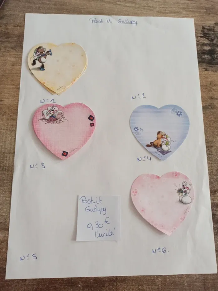 Post-it Galupy Diddl 1,20€ le lot