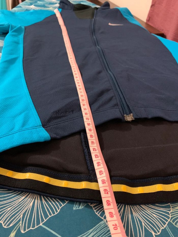 Veste de course pour homme Nike Fit bleu marine et ciel taille S 061 - photo numéro 10