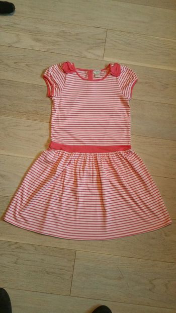 Robe rayée marinière Cyrillus 10 ans Neuve