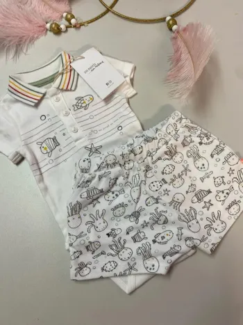 Ensemble bébé garçon (neuf) - Taille 3 mois