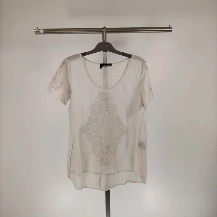 T-shirt brodé The Kooples - 100% coton - Taille S - A163
