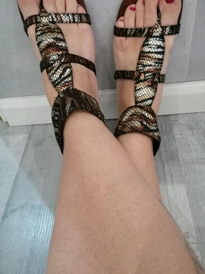 Sandales nu pieds T 40 🌞 - photo numéro 4
