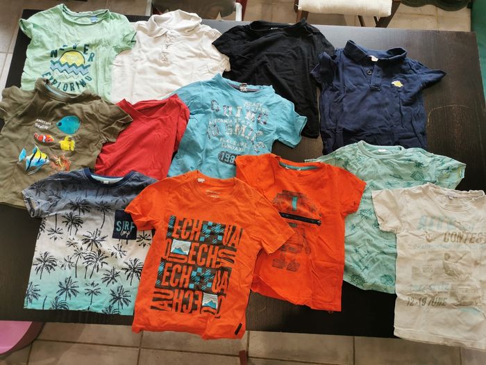 Lot de 14 t-shirts MC 4 ans - photo numéro 2