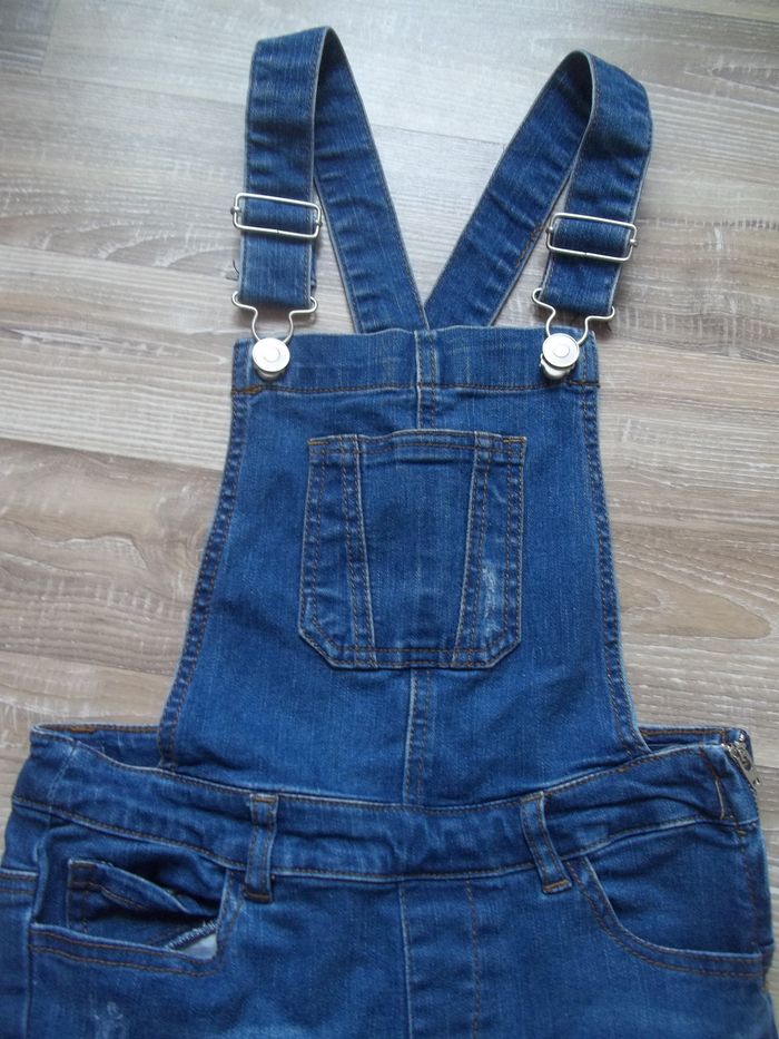 Salopette jean troué La Redoute 10 ans - photo numéro 2