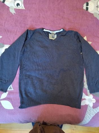 Pull bleu marine Zara 5/6 ans