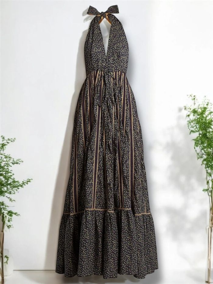 Maxi robe dos nu KALITA - photo numéro 7