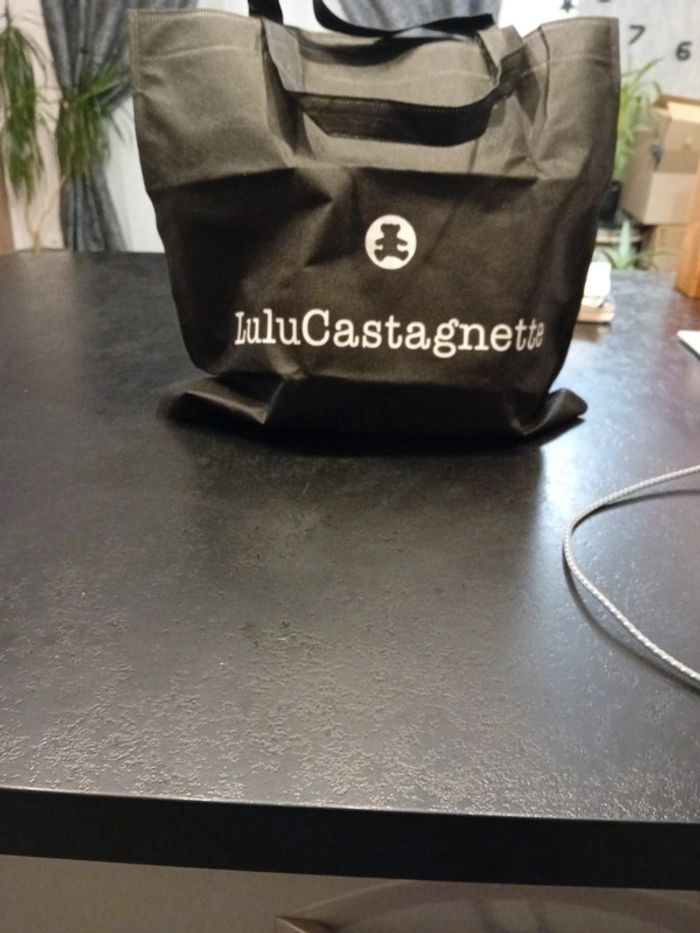 Sac Bandouillère Lulu Castagnette Gris Clair - photo numéro 12