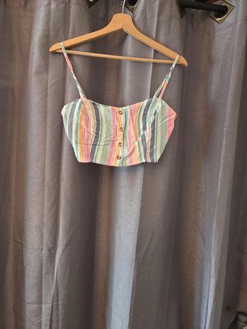 🌈Top croc neuf femme taille M