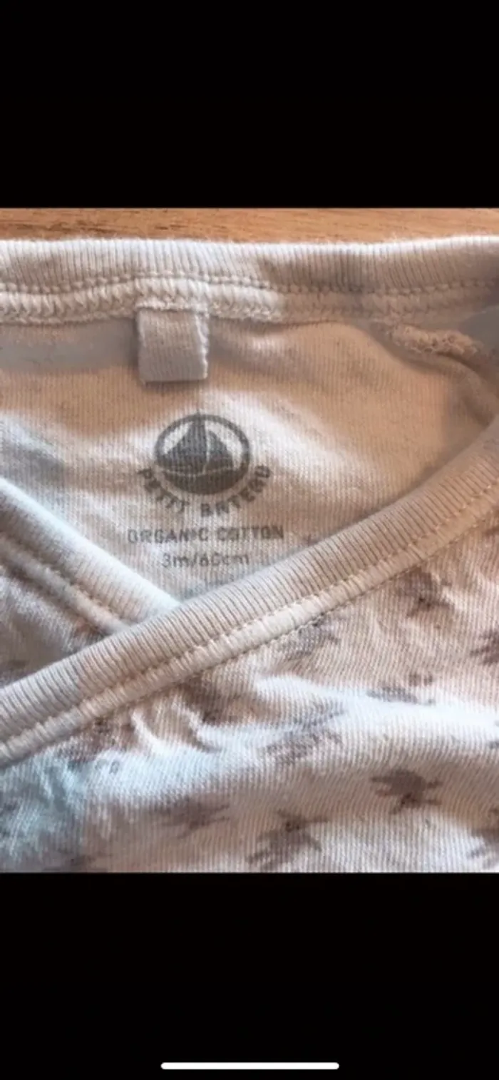 Pyjama petit bateau taille 3 mois - photo numéro 3