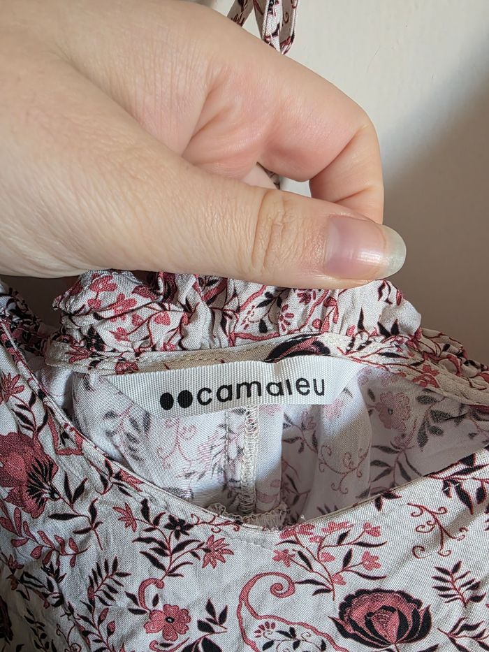 Robe/tunique Camaieu Taille M fleuris - photo numéro 2