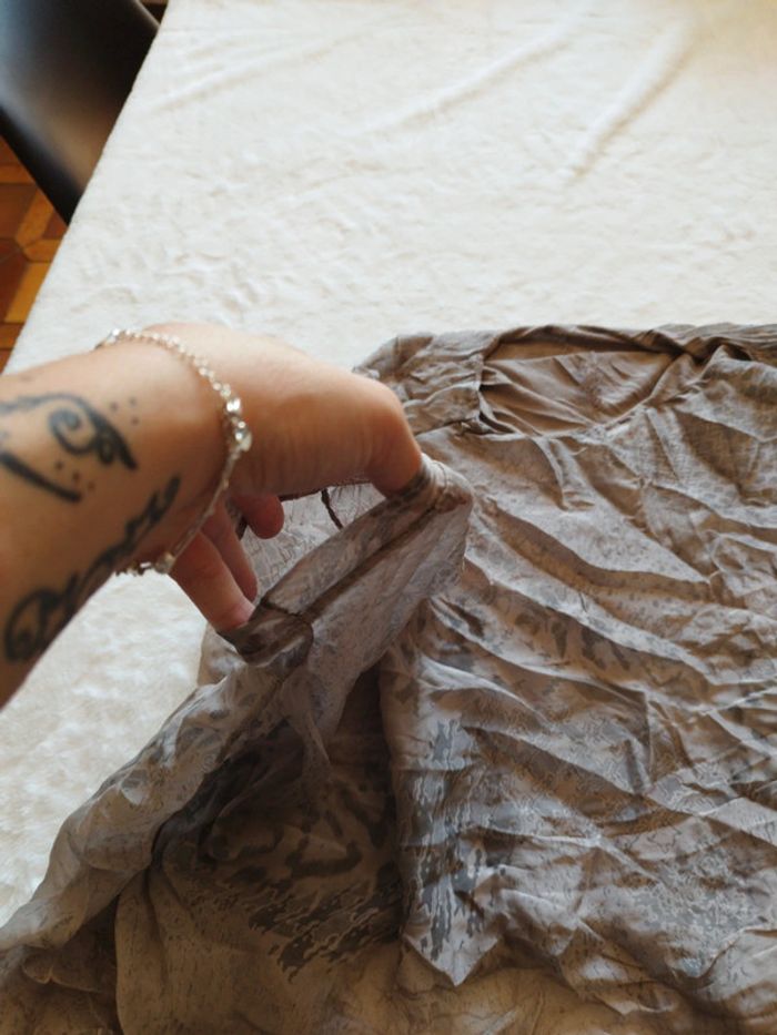 Maillot Large, oversize chauve souris avec débardeur dedans léger gris marron taille L/Xl - photo numéro 6