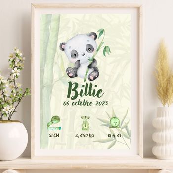 Affiche Naissance Personnalisée