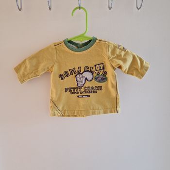 1 mois tee-shirt manches longues