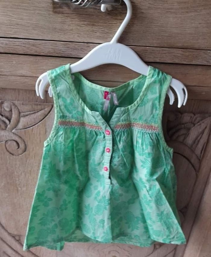 Lot de 2 blousrs fille 116 - photo numéro 2