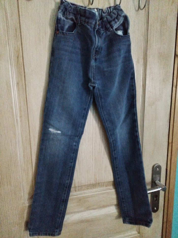 Jean bleu regular 8 ans