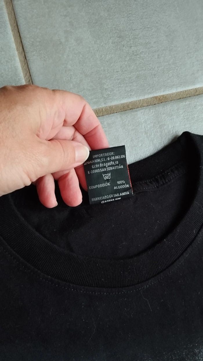 Tee-shirt noir tête de mort taille l homme - photo numéro 6